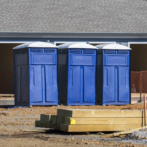 how can i report damages or issues with the portable restrooms during my rental period in Ross MI